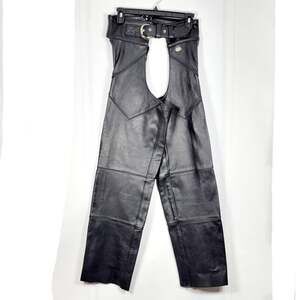 Vintage Harley-Davidson Leather Chaps Pants #570 Size S